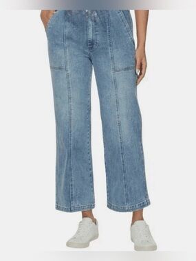 HUDSON Los Angeles Wide Leg Ankle High Rise Jean size 6 Womens